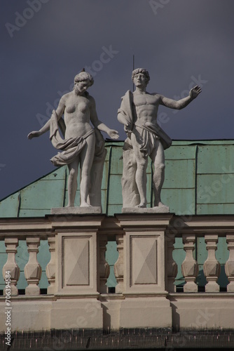 Statue in the city of Vienna, Austria