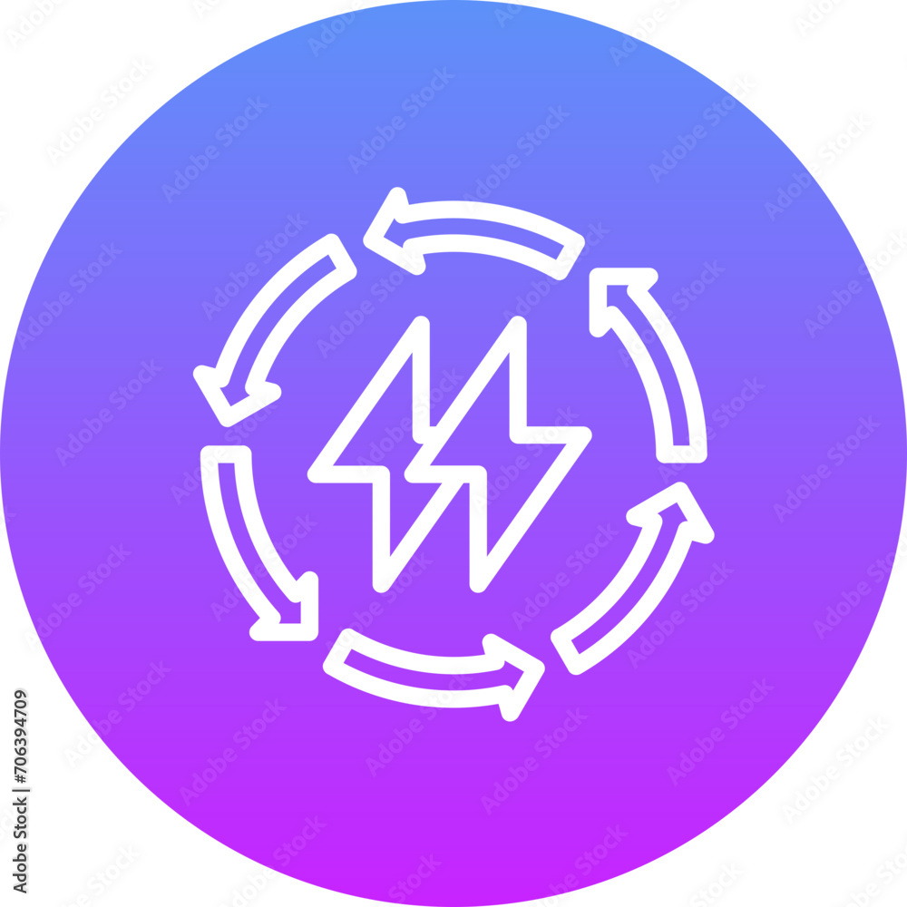 Renewable Energy Icon Renewable Energy Icon