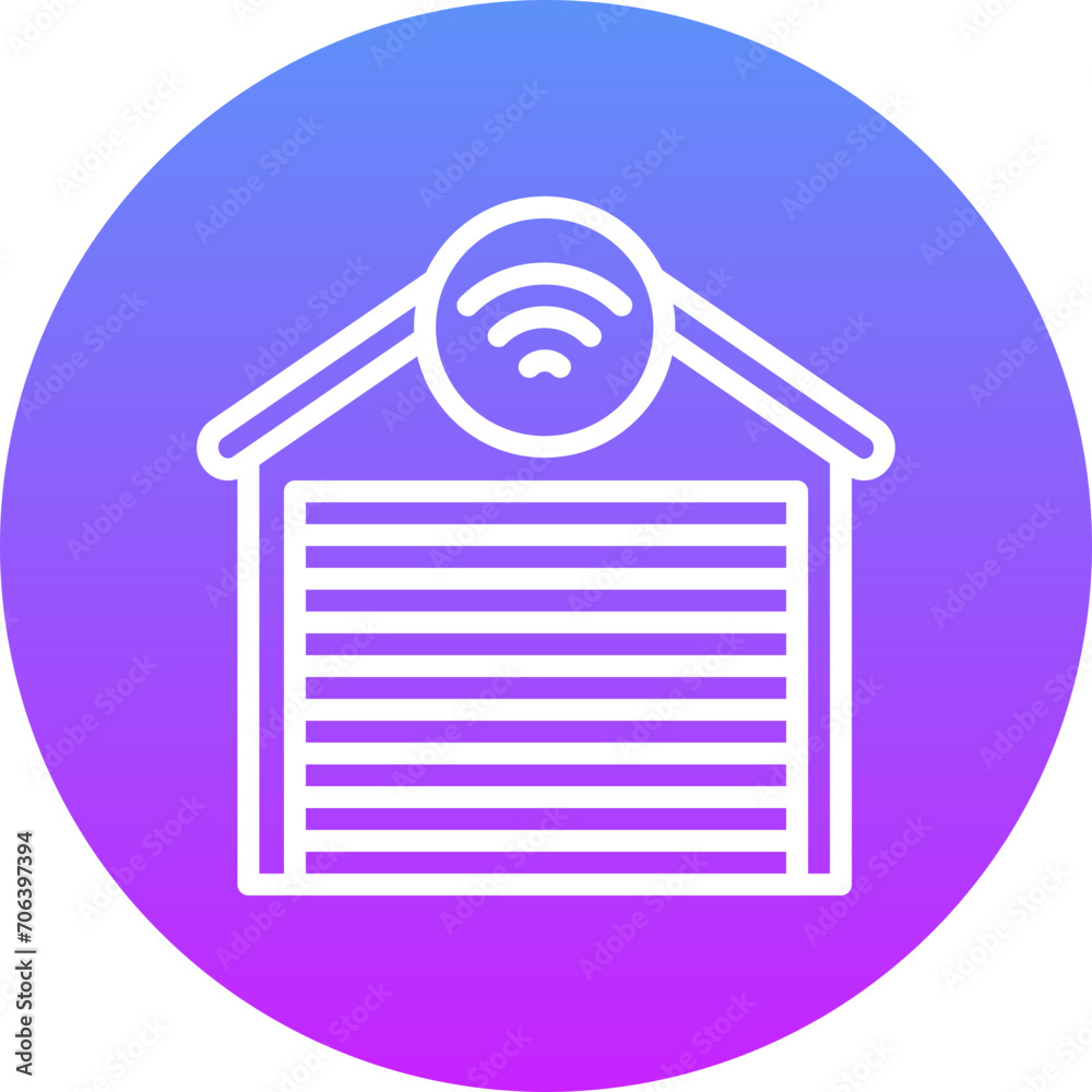 Smart Garage Icon Smart Garage Icon