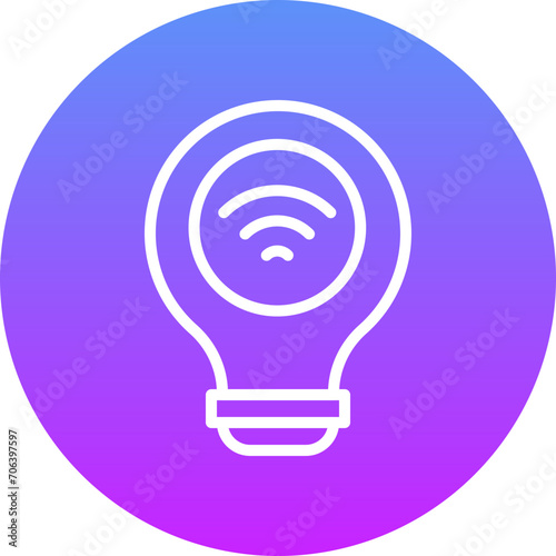 Smart Bulb Icon