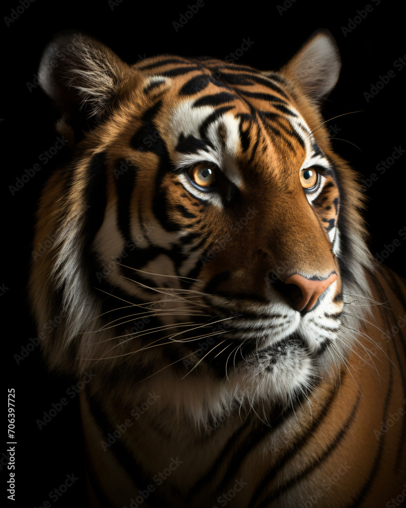 Ferocious Tiger Studio Portrait Ferocious Tiger Studio Portrait