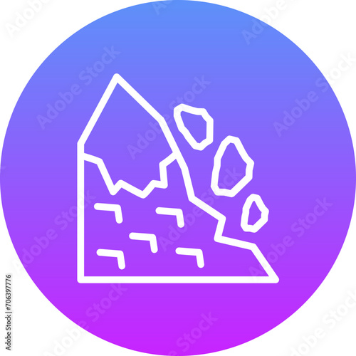 Snow Avalanche Icon