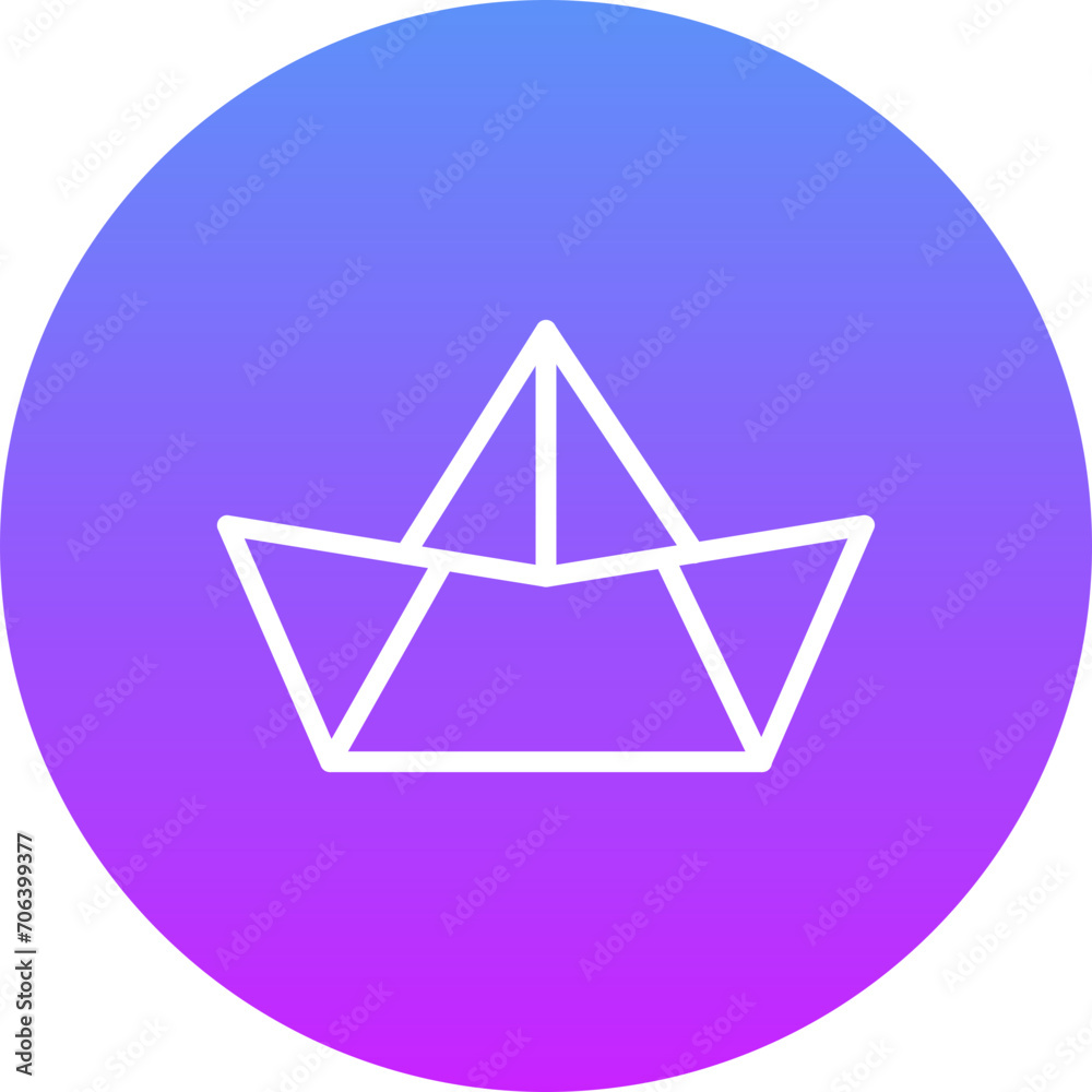 Paper Boat Icon Paper Boat Icon