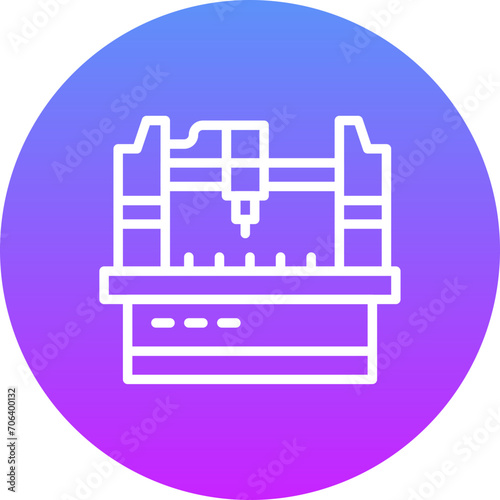 Cnc Machine Icon