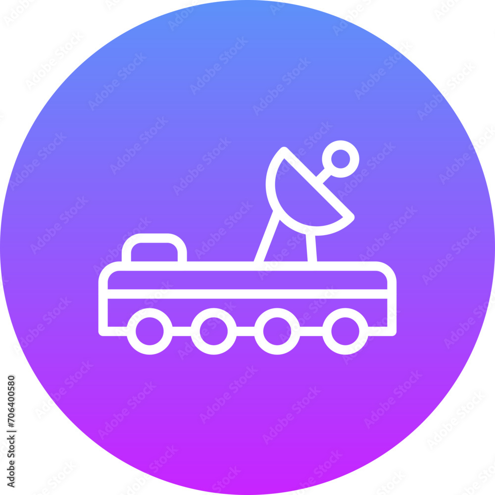 Mars Rover Icon Mars Rover Icon