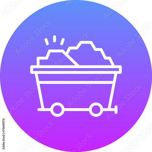 Gold Cart Icon