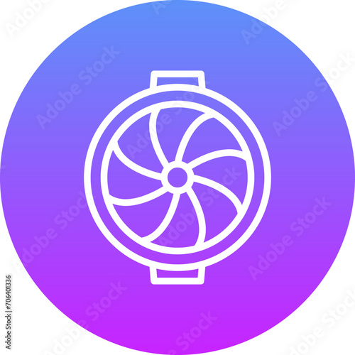 Plane Turbine Icon