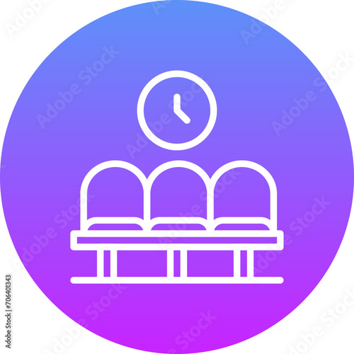 Airport Waiting Room Icon