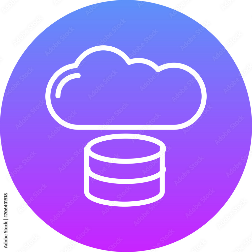 Cloud Storage Icon Cloud Storage Icon