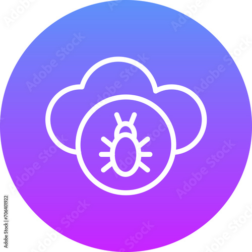 Infected Cloud Icon