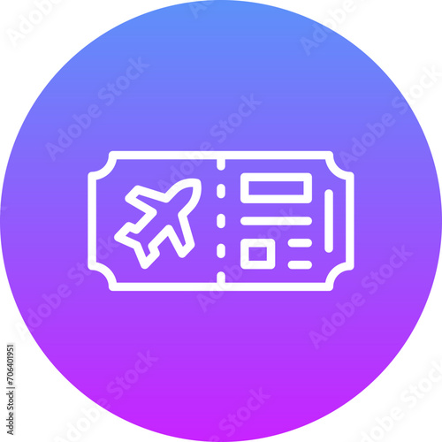 Flight Ticket Icon
