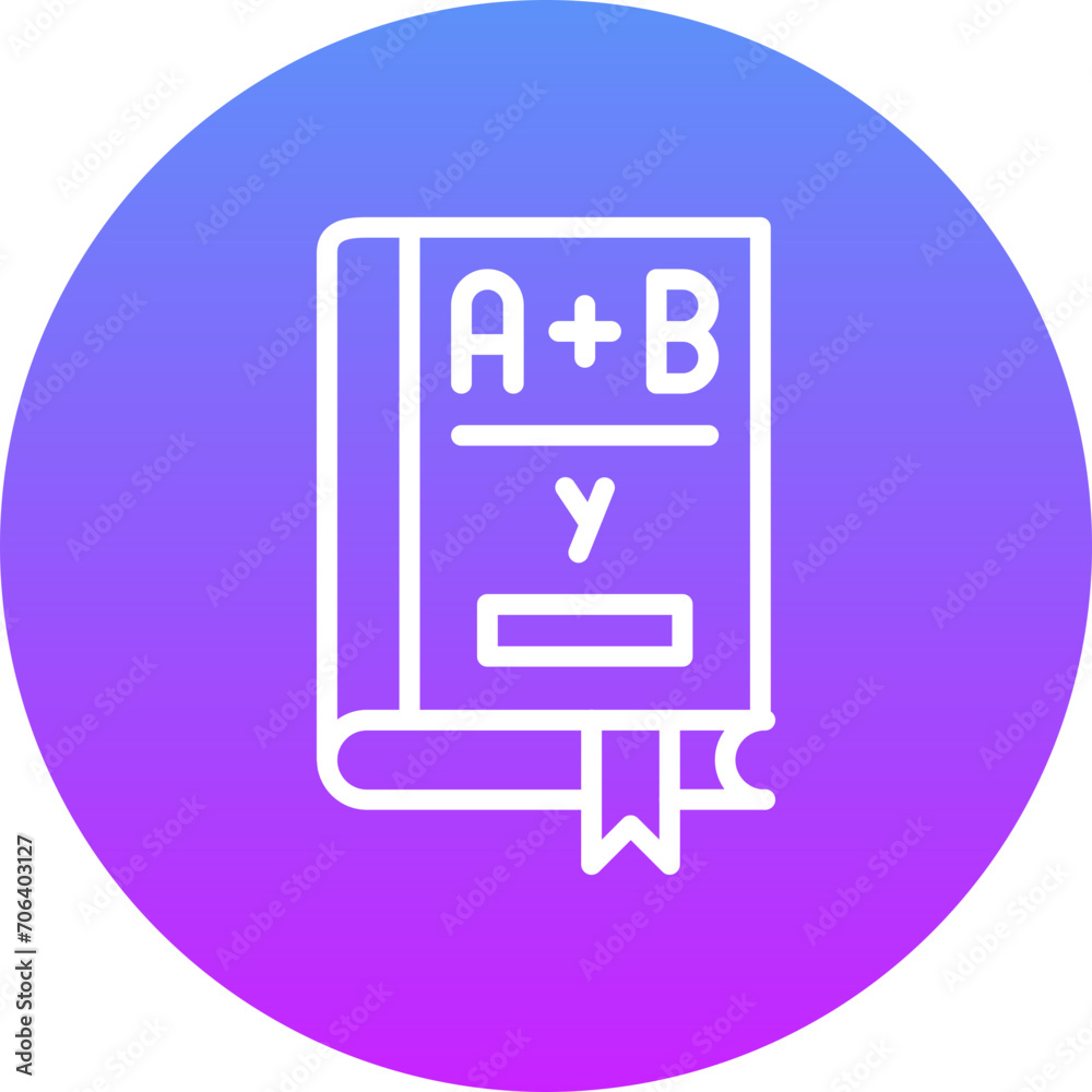 Algebra Book Icon