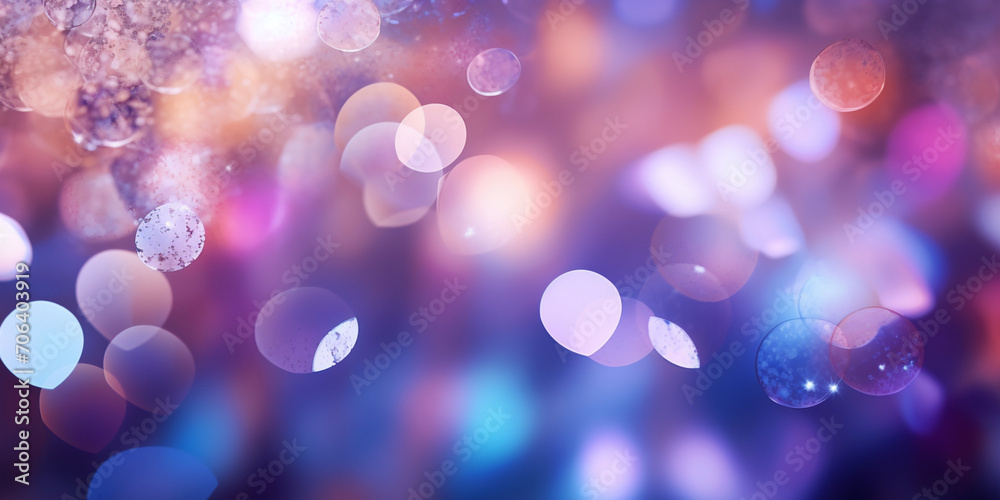 Beautiful abstract shiny light and glitter, Color bokeh Beautiful background AI Generated, Sunset sky gradient abstract sun light nature background, generative ai


