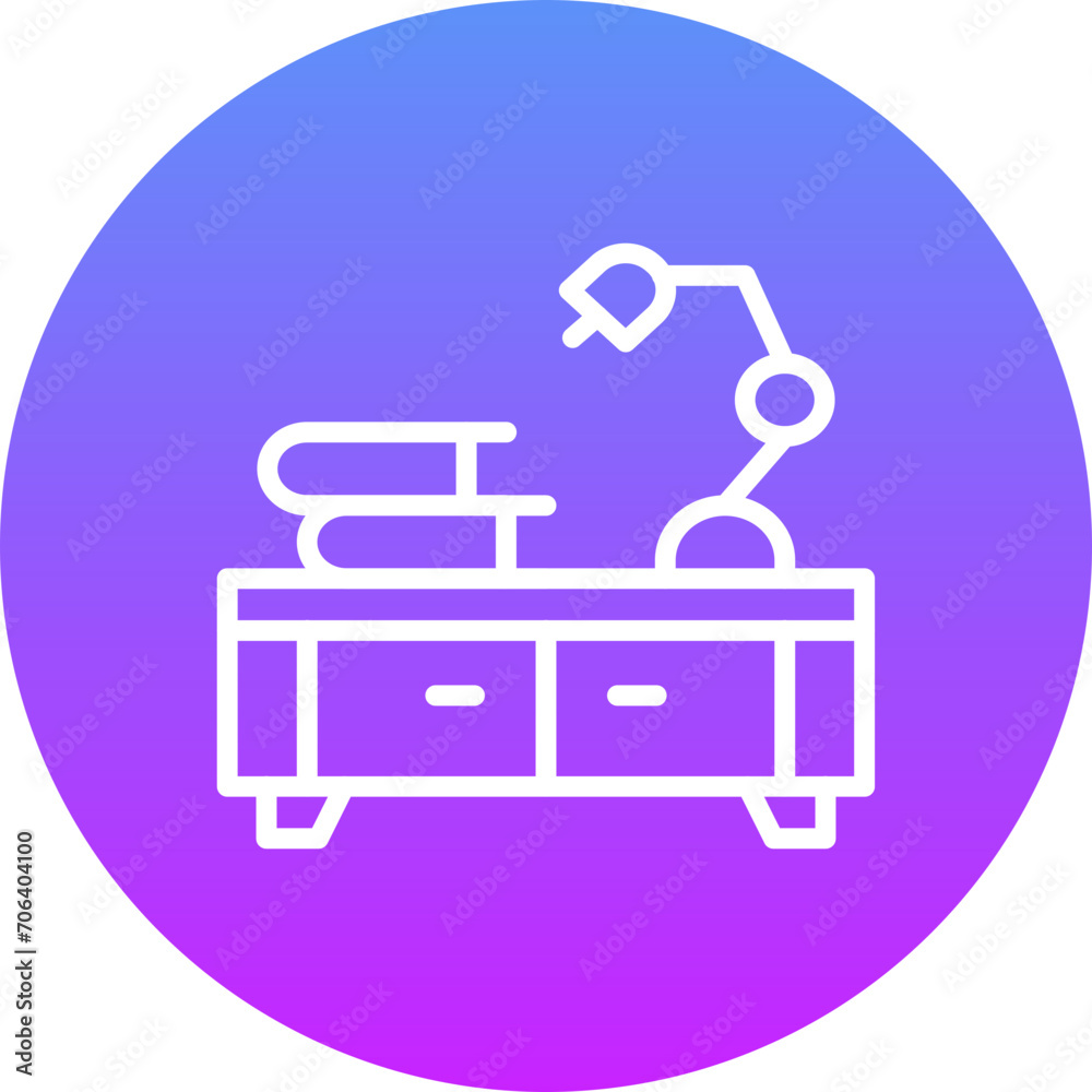Desk Lamp Icon Desk Lamp Icon