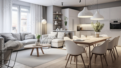 Efficient Elegance: Interior Design in a Scandinavian Studio