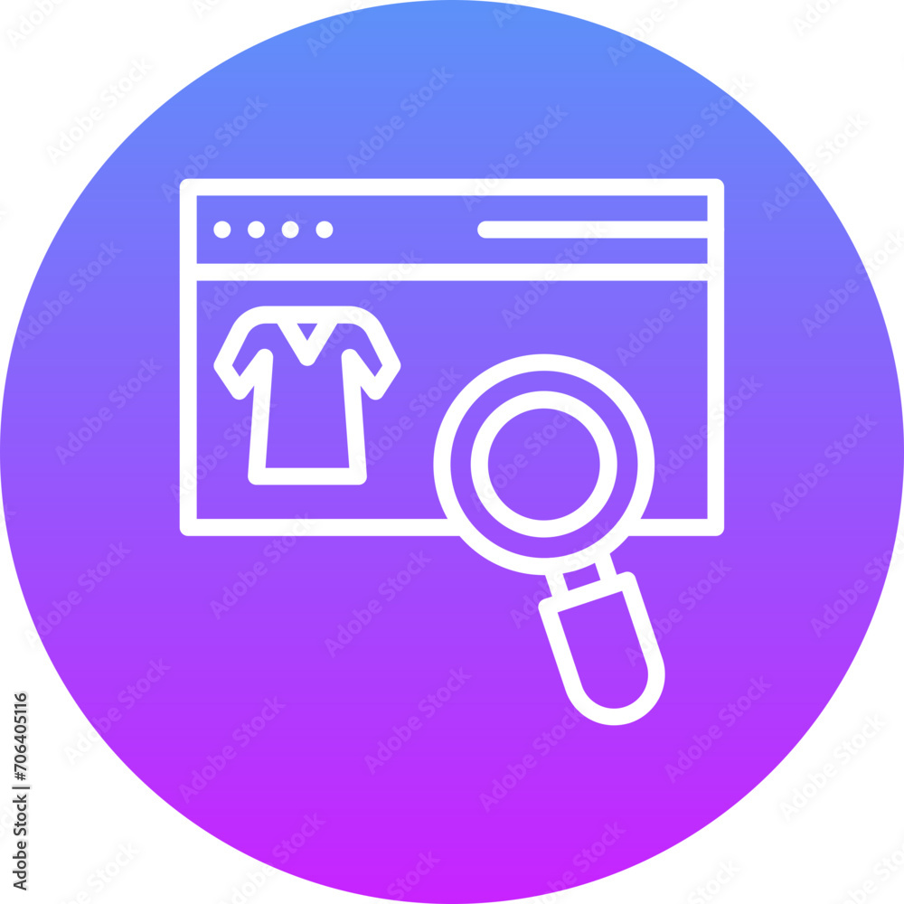 Search Clothes Icon Search Clothes Icon