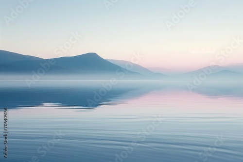 an ethereal gradient blending sky blue into a soft lavender, creating a dreamlike and serene atmosphere, perfect for calming and meditative spaces. Generative AI © MAX AI