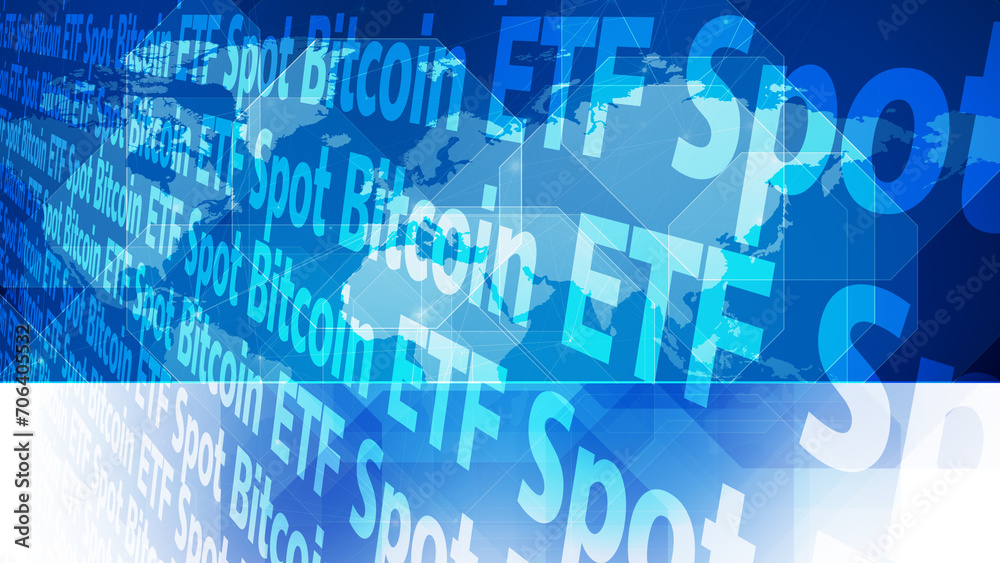 Exchange traded fund spot bitcoin etf offers world map for crypto investors to buy sell, and pay for services with digital money, unlocking financial opportunities in growing crypto currency market