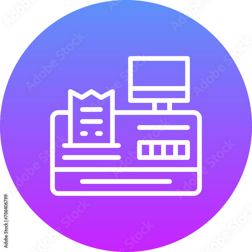 Cashier Machine Icon