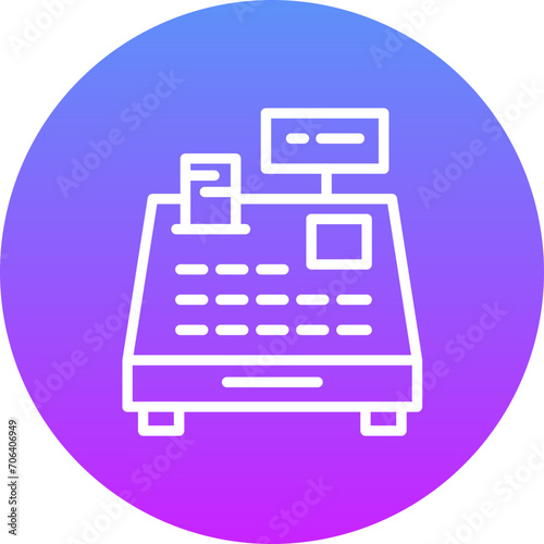 Cashier Machine Icon