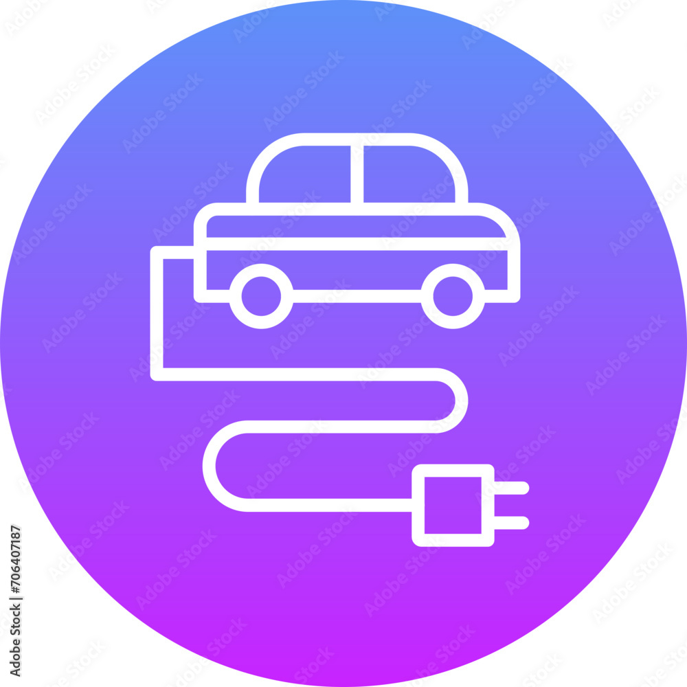 Electric Car Icon