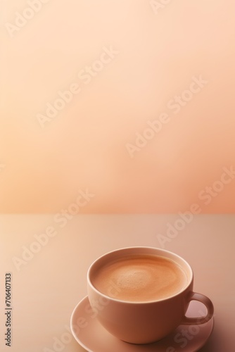 Coffee brown pastel gradient background soft