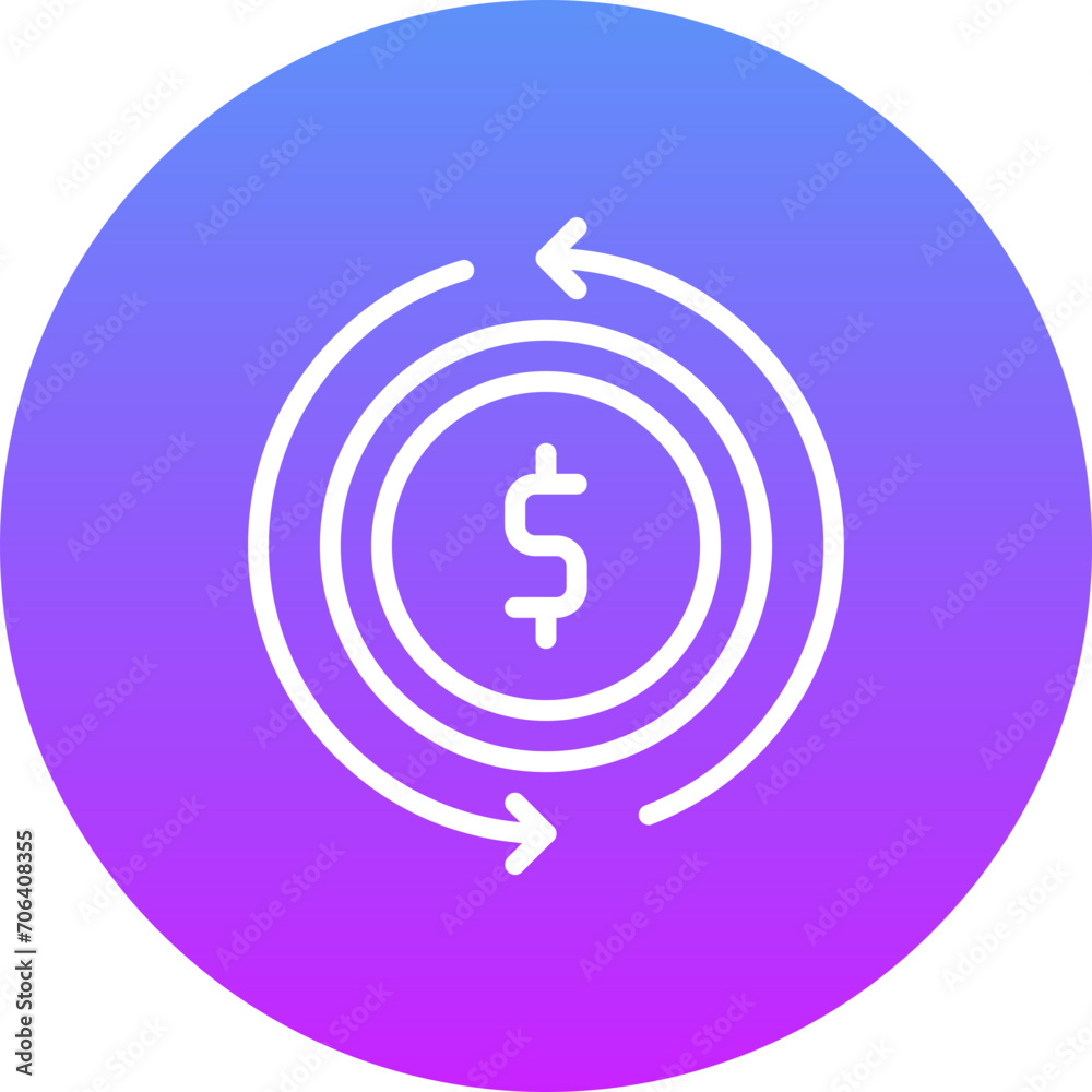 Money Flow Icon Money Flow Icon