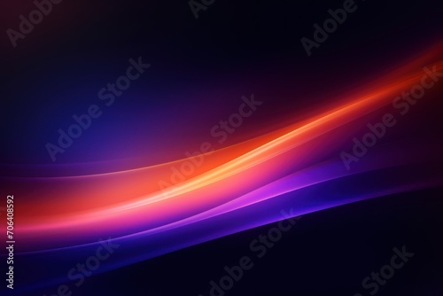 Cobalt orange violet glow blurred abstract gradient on dark grainy background