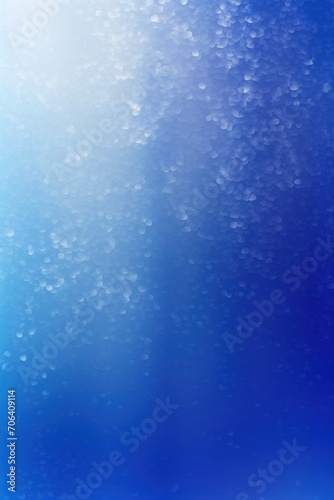 Cobalt white grainy background, abstract blurred color gradient noise texture