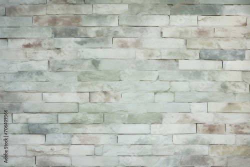 Cream and celadon brick wall concrete or stone texture