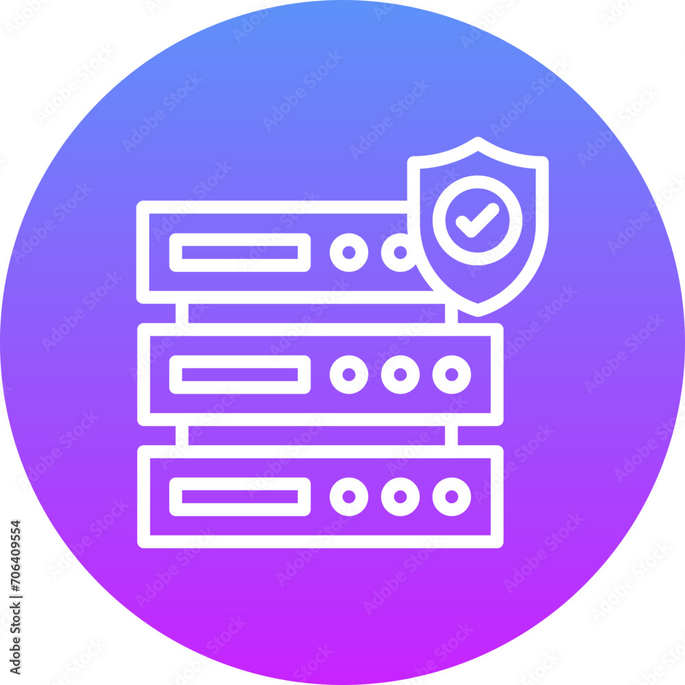 Server Security Icon Server Security Icon