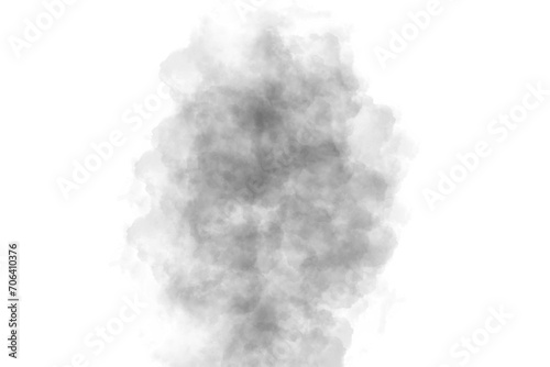 PNG smoke or fog isolated on transparent or white background