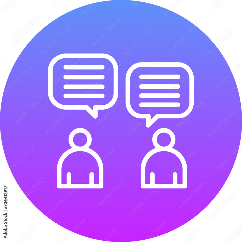 Fototapeta premium Talking Icon