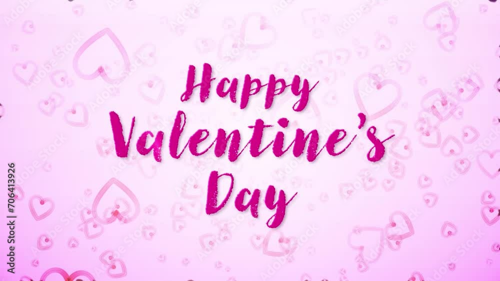 valentines day greetings, animated hearts background, pink background valentines day greetings, animated hearts background, pink background