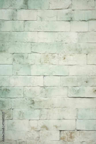 Cream and mint cream brick wall concrete or stone texture