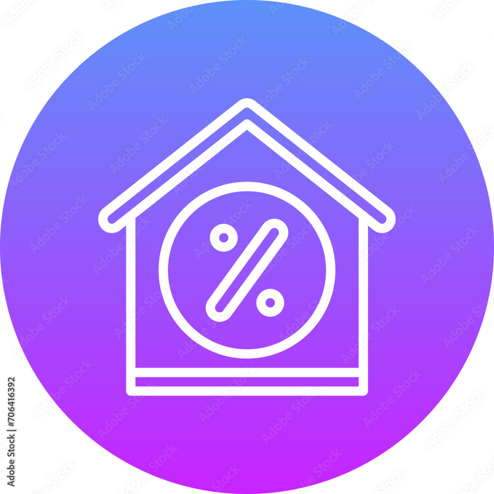 House Discount Icon