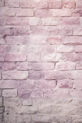 Cream and orchid pink brick wall concrete or stone texture