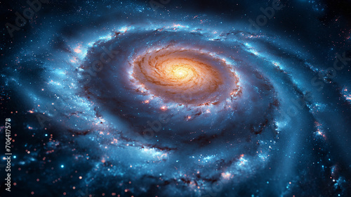 "Cosmic Crescendo: A Symphony of the Universe" © Digital