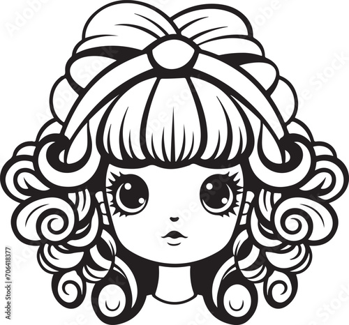 hand drawn cute kawai illustration generative ai