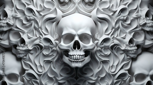 skull background © Zain Graphics