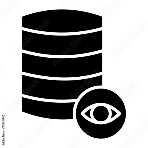 Database Vision Icon of Web Hosting iconset.