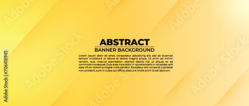 Elegant Yellow Gradient Banner Background