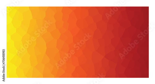 Orange Gradient Low Poly Background
