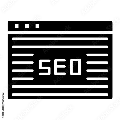 Website SEO Icon of SEO and SEM iconset.