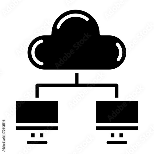Cloud Computing Icon of SEO and SEM iconset.