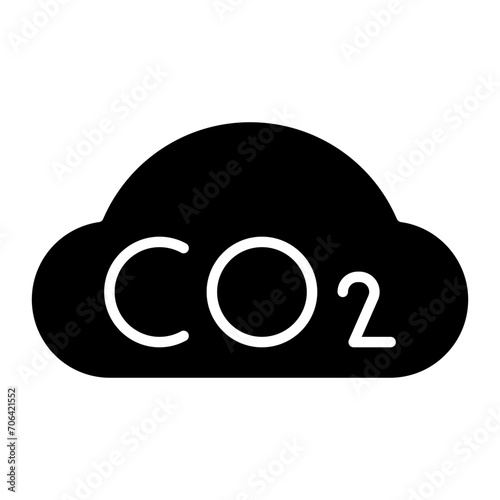 Carbon dioxide Icon of Renewable Energy iconset.