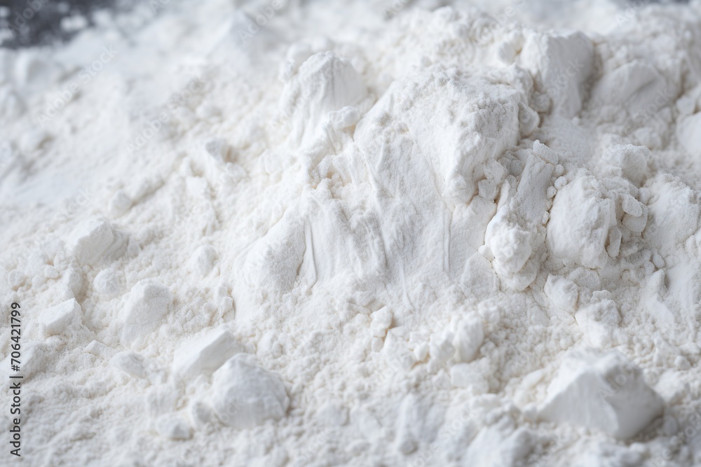 Background of white flour