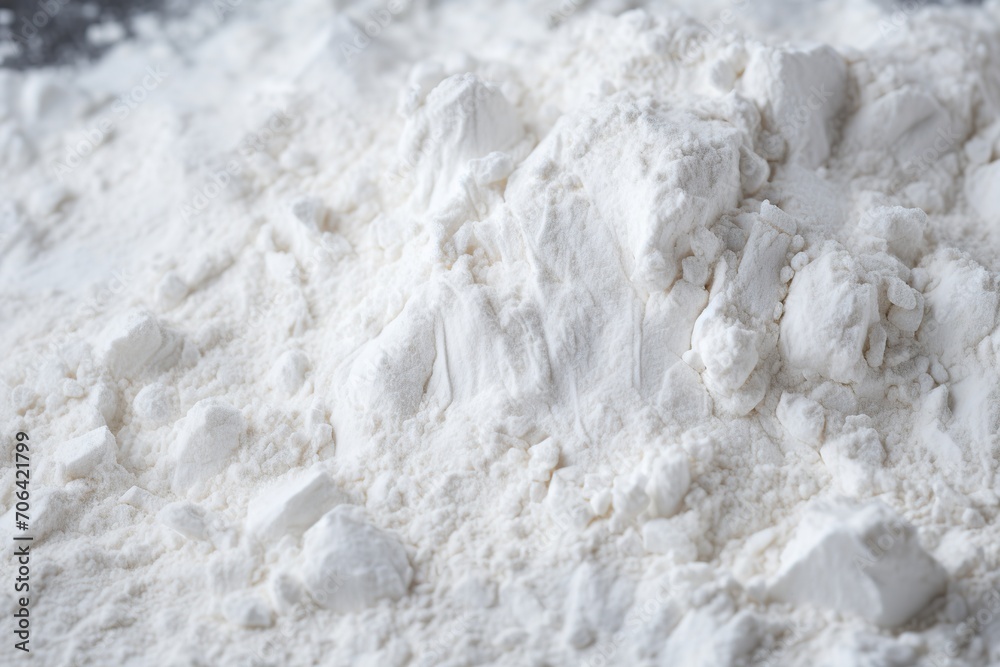 Background of white flour Background of white flour