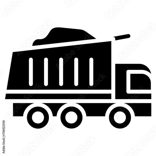 Dump Truck Icon of Engineering iconset.