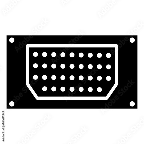 Vga Port Icon of Computer and Hardware iconset.